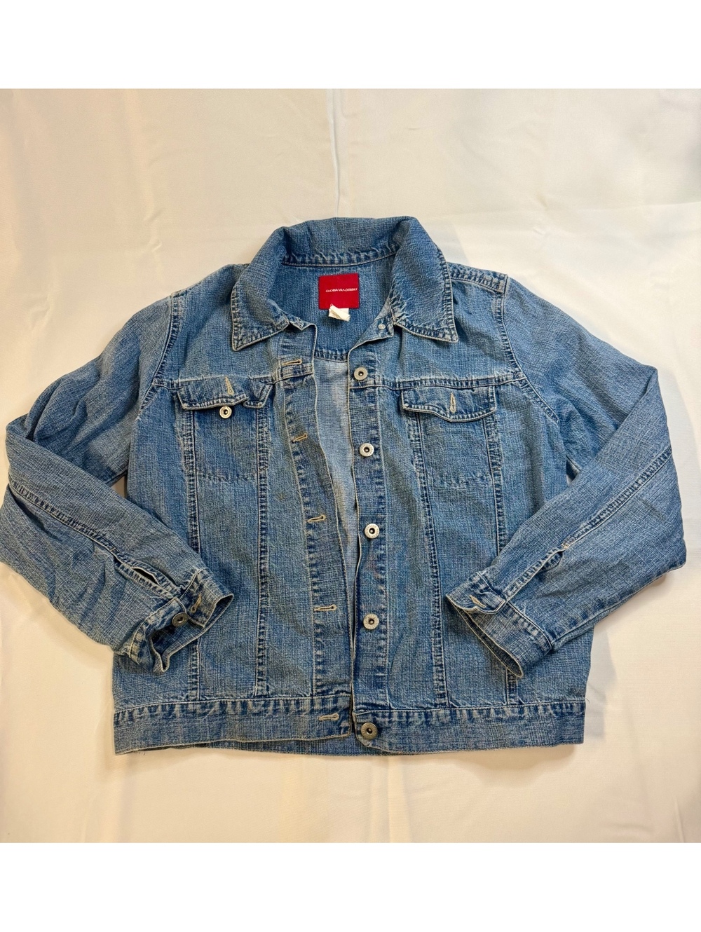 Gloria Vanderbilt Classic Blue Denim Jacket Size M